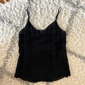 Aritzia Babaton Camisole Size S Black Adjustable Straps Flowy Relaxed